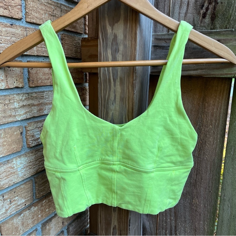 Aerie Vibrant Green Longline Sports Bra